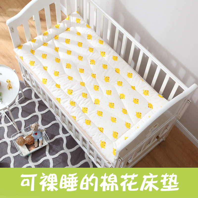 速发棉花婴儿床垫幼儿园垫被棉絮宝宝褥垫子儿童拼接床褥子尺寸