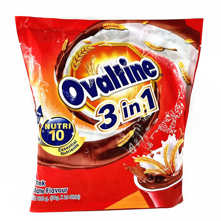 泰国进口Ovaltine阿华田3合1巧克力即冲饮营养麦芽饮品袋装20小包