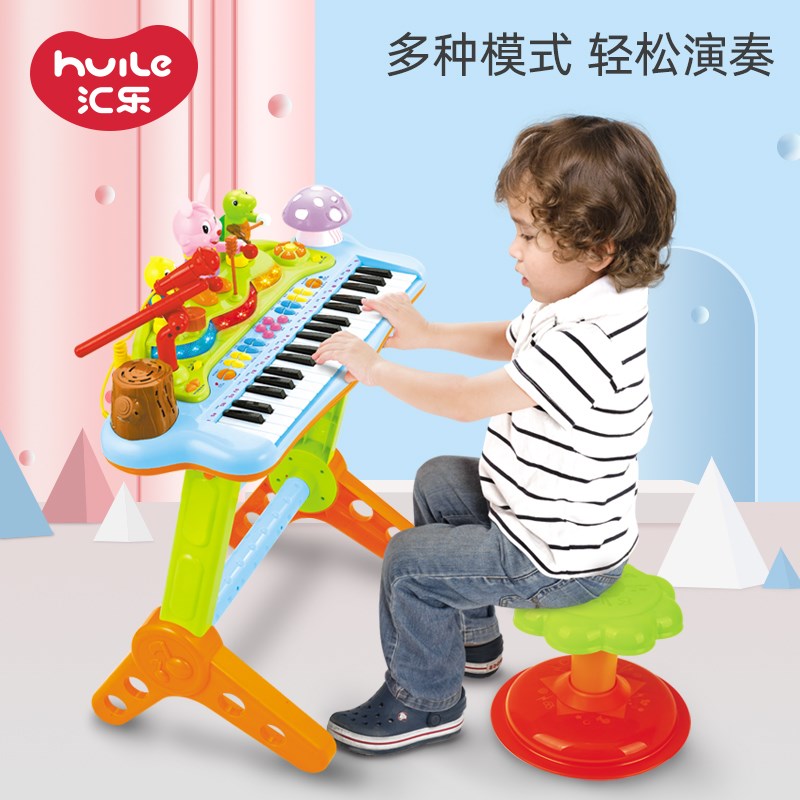 6能9多功儿童初学35456者益智音乐乐电子琴钢6琴器玩具女孩1-3-6