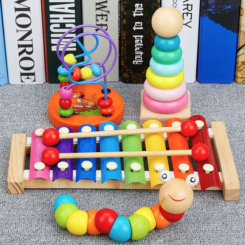 诺达婴儿童积木拼装玩具益智力动脑多功能男孩女孩0宝宝1一2岁半3