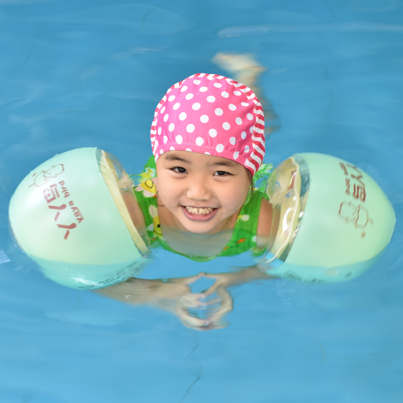 儿童游泳手臂圈小孩宝宝游泳装备丫丫鸟浮袖男女浮圈1-8-12岁水袖