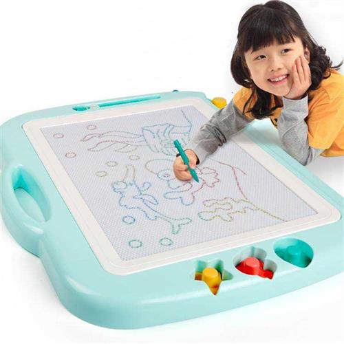 儿童画画板磁性写字板宝宝婴儿玩具1-3岁2幼儿彩色超大涂鸦板套装
