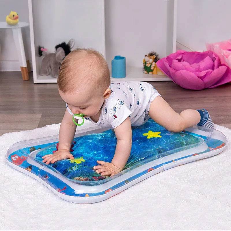 宝宝学爬神器爬爬拍水垫玩具婴儿爬行引导防摔加厚0-1岁3-6-8个月