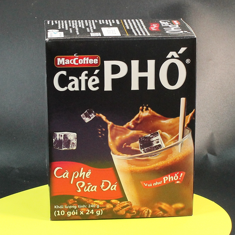 越南进口maccoffee美卡菲cafe pho三合一速溶咖啡冰咖啡240克包邮