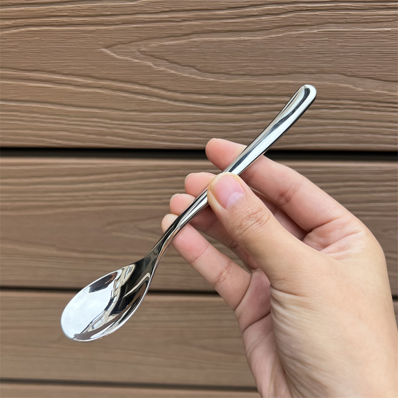 【出德国】mini甜品勺304不锈钢小勺子宝宝喂饭勺甜点勺蜂蜜勺搅