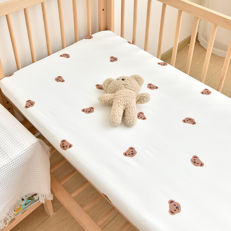 新生儿床笠婴儿床纯棉床罩儿童拼接床可定制床单宝宝床上用品床套