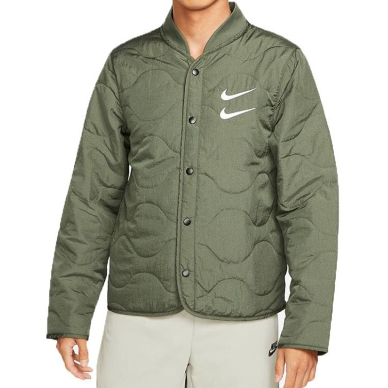 耐克Nike男子防风保暖休闲运动薄棉服外套夹克 DM1247-380