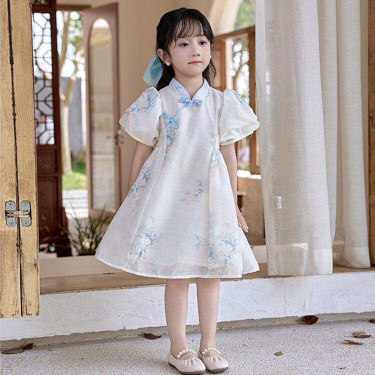 女童汉服夏装新款儿童新中式连衣裙超仙裙装中国风唐装女孩国学服
