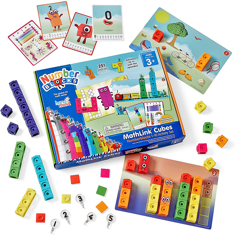 正品hand2mind 魔法方块数字积木启蒙益智计数早教具儿童生日玩具