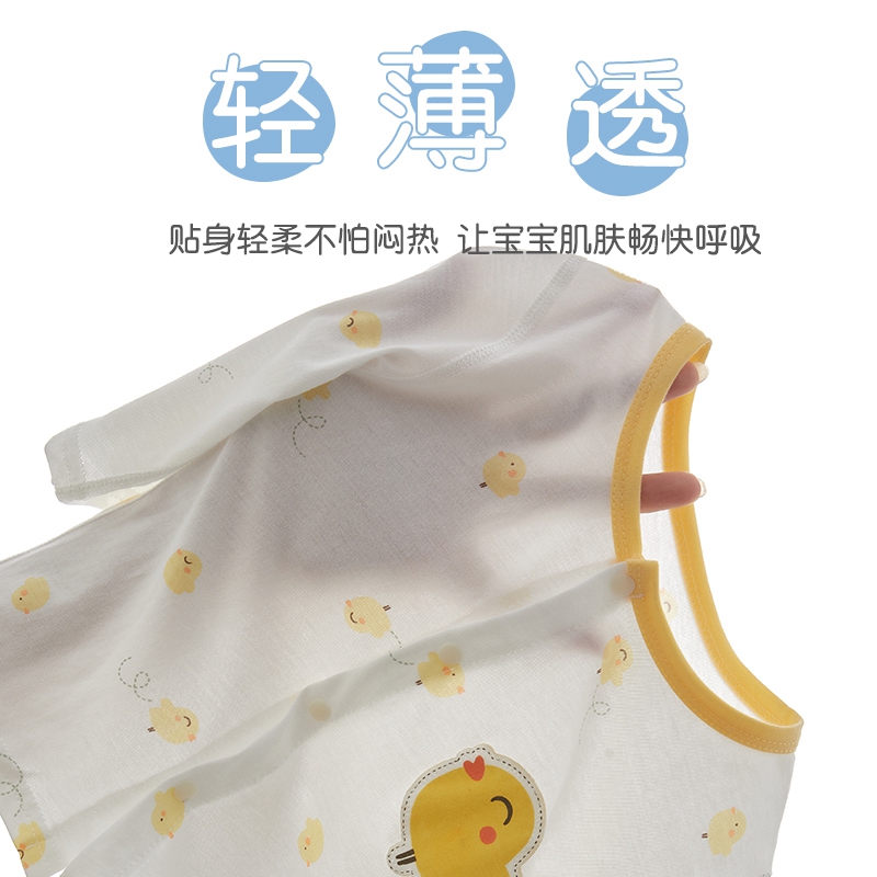 婴儿衣服夏季薄款分体套装6一12月宝宝空调服两件套a类夏装四个月