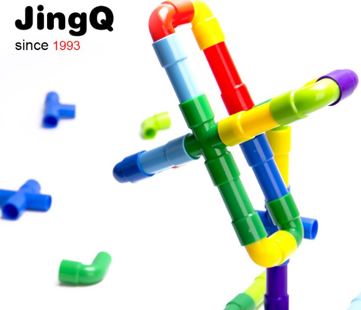 水管道积木拼插装益智力玩具3-4-5-6岁男女孩宝宝儿童幼儿园桌面