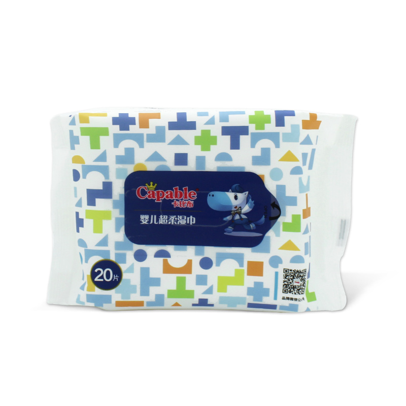 【买2送1】卡比布湿纸巾家用婴儿湿巾小包手口专用外出携带湿巾纸