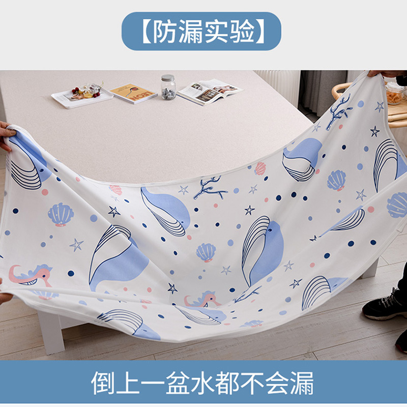 新品幼儿园纯棉隔尿床垫套婴幼儿床单可定制宝宝床防水保护套垫褥