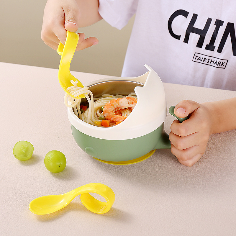 宝宝辅食碗婴儿辅食工具碗儿童防洒碗可拆卸碗带吸盘餐具套装碗勺