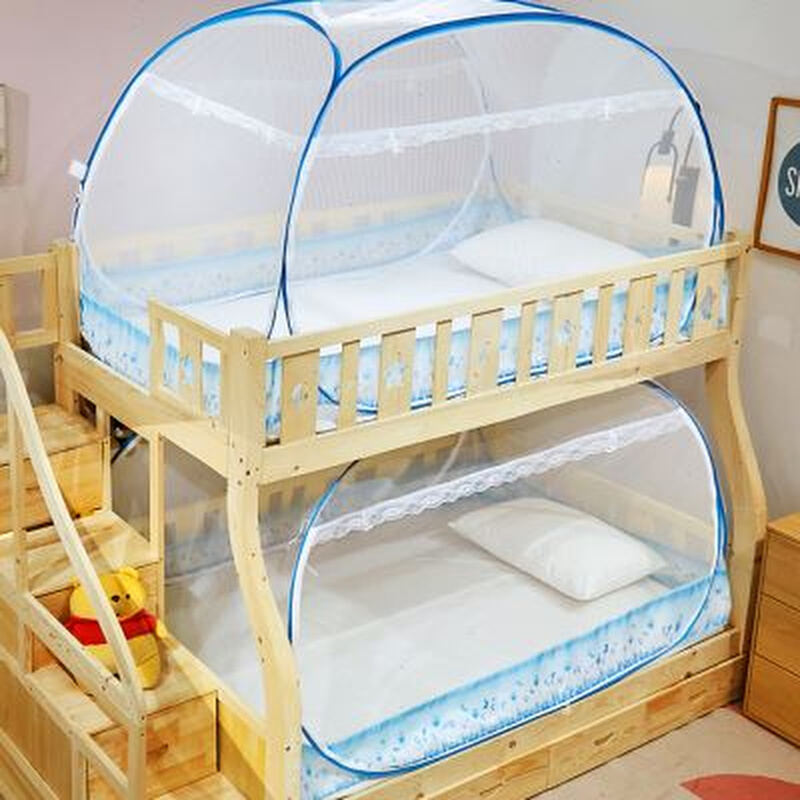 上下床蚊帐蒙古包家用免安装寝室梯形双层高低铺儿童帐篷学生宿舍