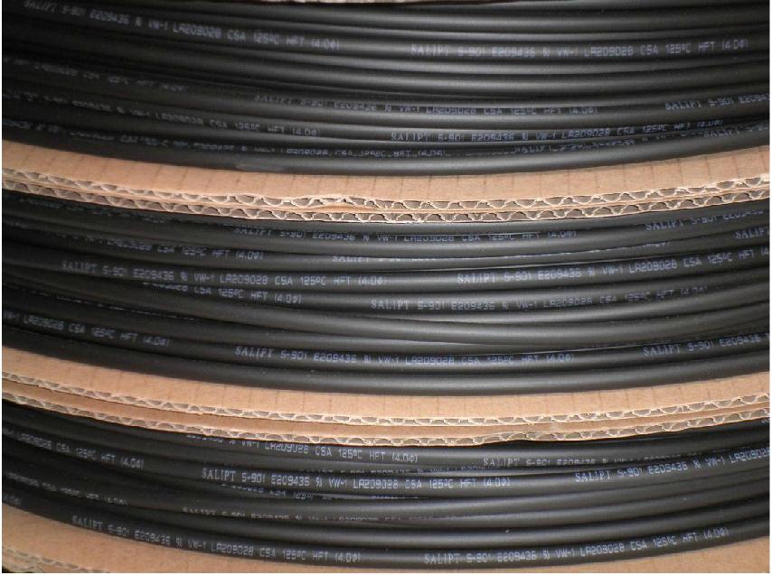 速发高品质5MM黑色热缩套管 电线黑色绝缘管收缩套管 直径5mm热缩
