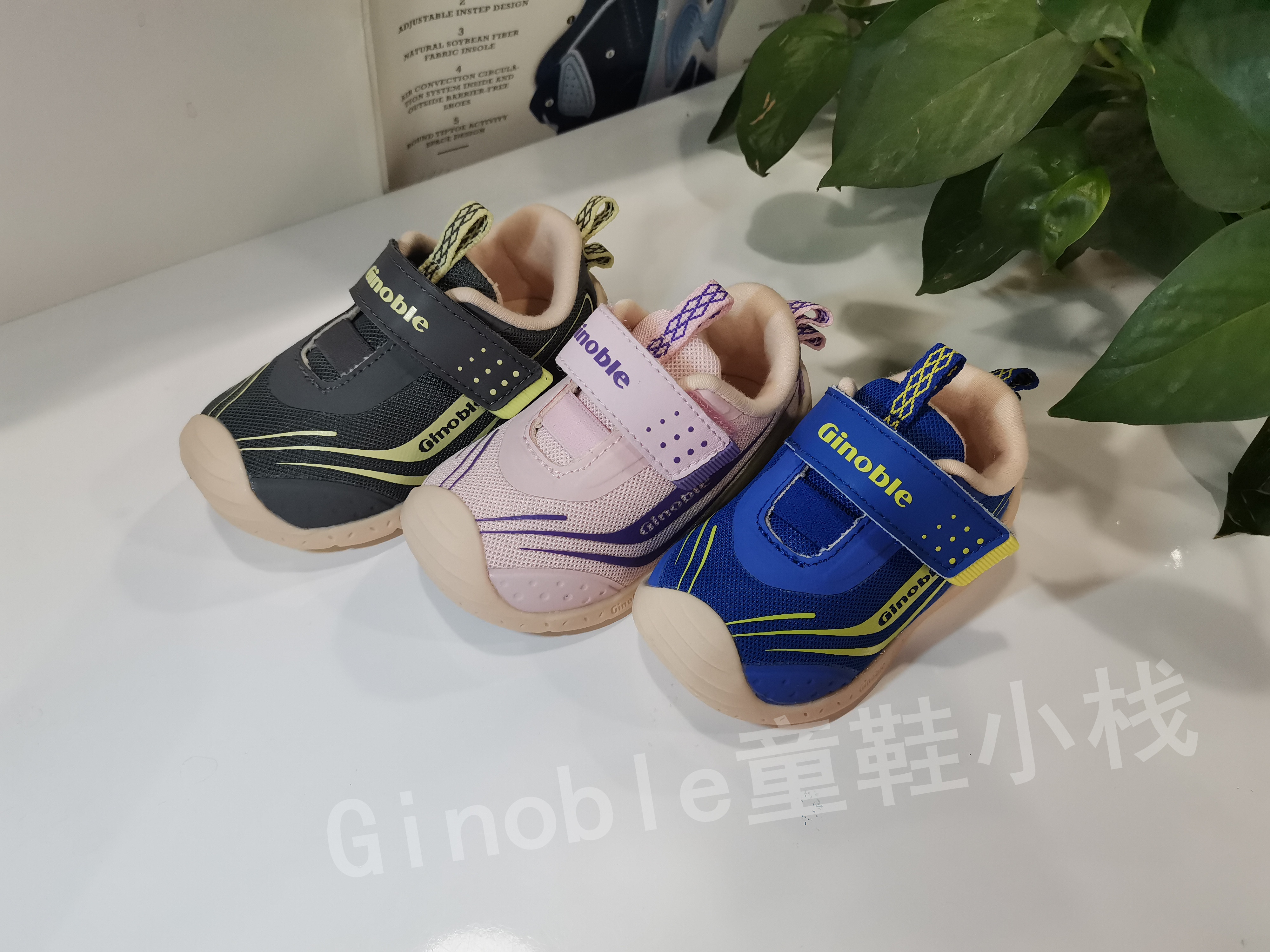 基诺浦2019年秋季新款0-18个月男女宝宝关键鞋软底鞋TXGB1746