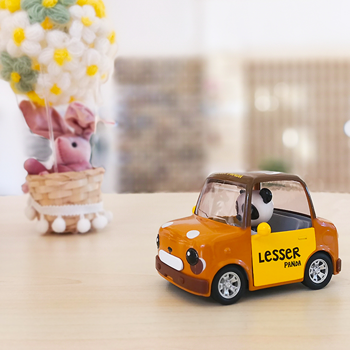 动物造型合金小汽车玩具回力惯性车儿童宝宝玩具车耐摔益智礼物