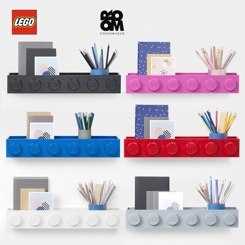 ROOM乐高玩具书架收纳盒大整理箱 LEGO壁挂积木收纳箱储物盒塑料