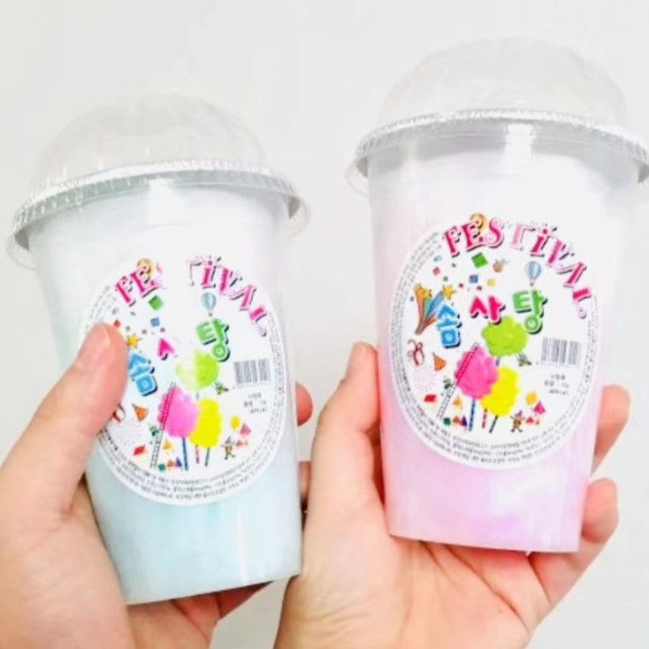 韩国进口零食公子猫YEM迷你杯草莓菠萝葡萄味棉花糖儿童彩虹糖