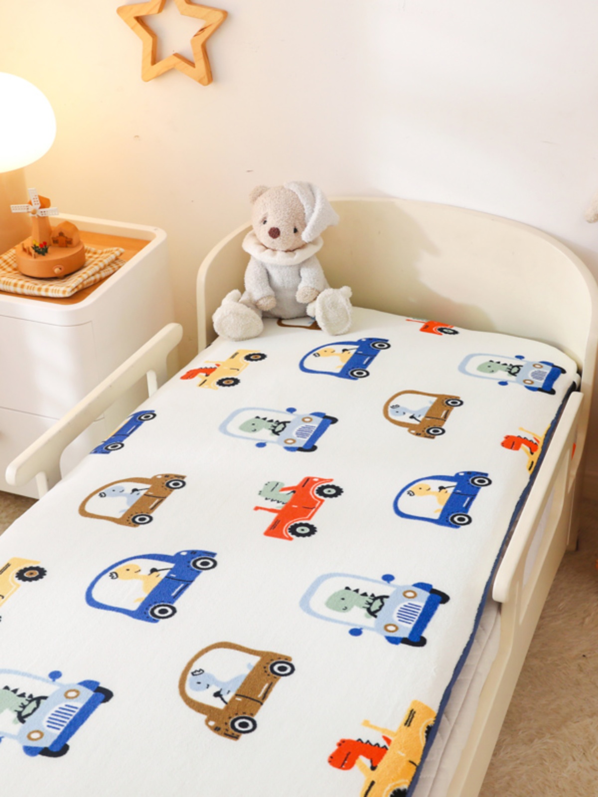 儿童床垫婴儿床褥垫牛奶绒床褥套垫被垫子被褥铺底幼儿园褥子垫套