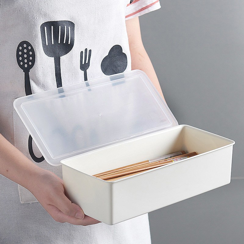 筷子盒厨房家用沥水收纳盒带盖防尘筷子筒餐具勺子筷子笼置物架
