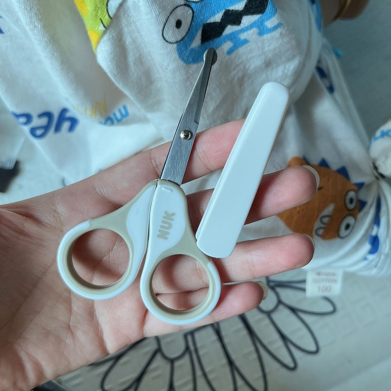 德国进口NUK新生婴儿指甲钳宝宝专用防夹肉指甲刀儿童手工小剪刀