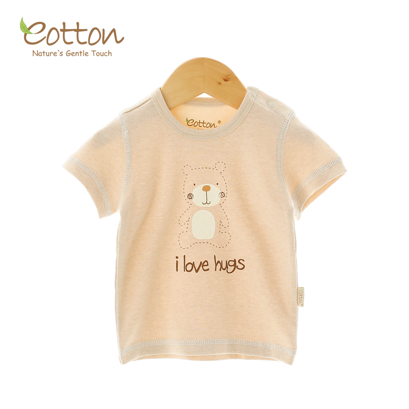 eotton儿童短袖T恤0-3岁男女宝宝夏季衣服纯棉婴儿夏装新生儿上衣