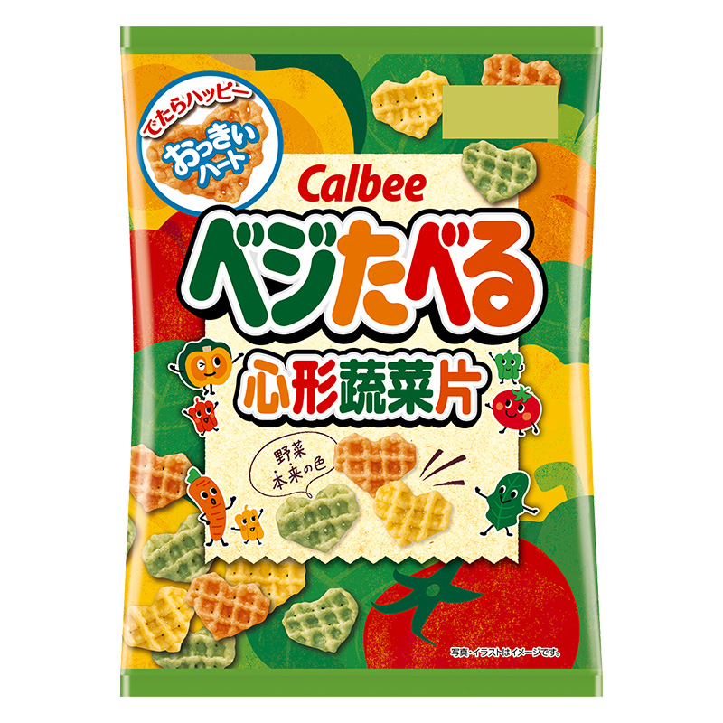 日本进口calbee卡乐比河童虾条儿童宝宝非油炸磨牙辅食营养零食品