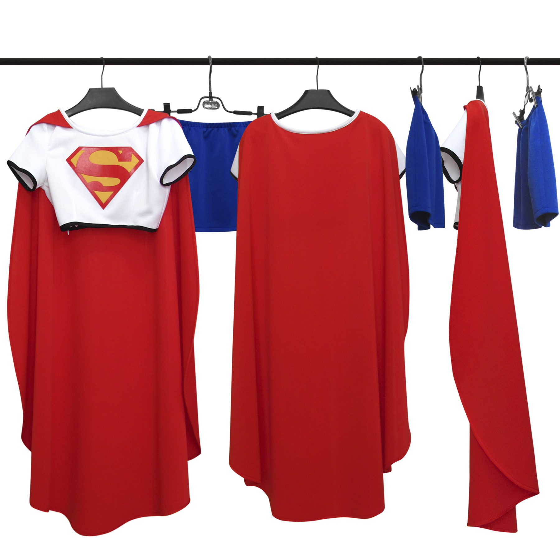 DC漫画电影超女cos服 女超人动漫超级英雄supergirl cosplay服装