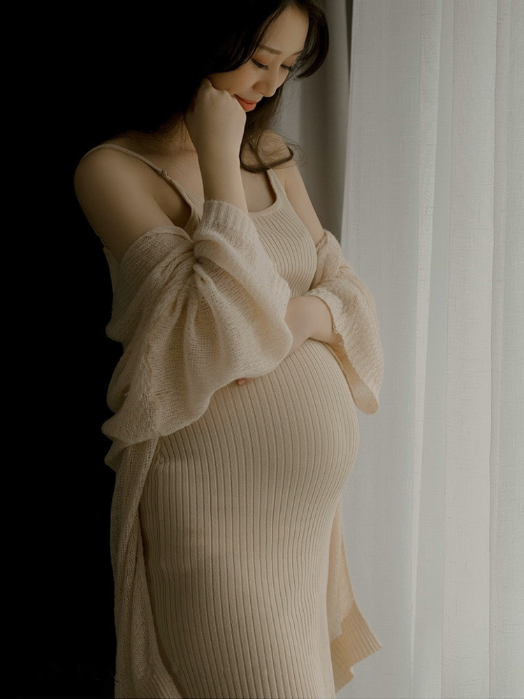 孕妇拍照服装新款在家拍孕妇装艺术照服装孕妈咪大肚照写真摄影服