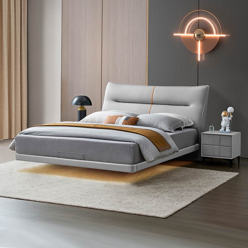 太子家居轻奢悬浮科技布床现代简约卧室双人大床婚床AR6327