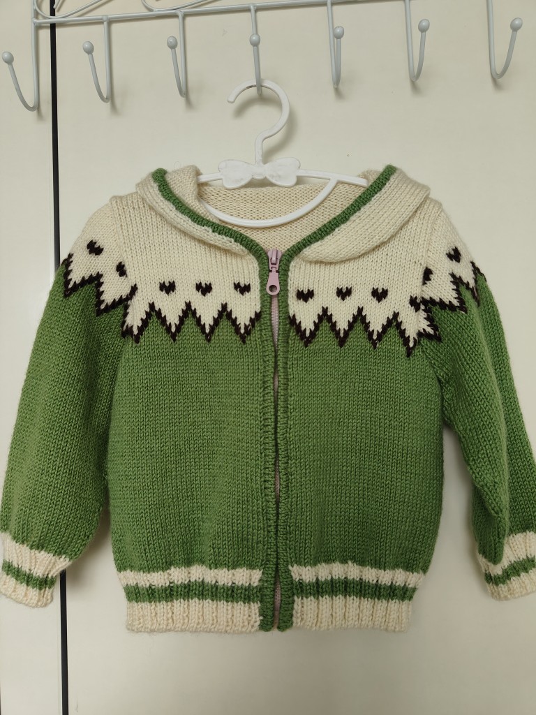纯手工编织儿童毛衣