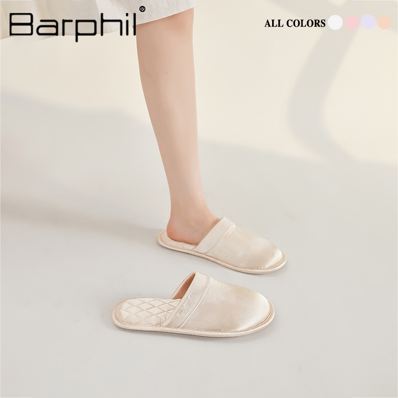 Barphil拖鞋女春季2024新款室内家居包头软底静音防滑男士高级感