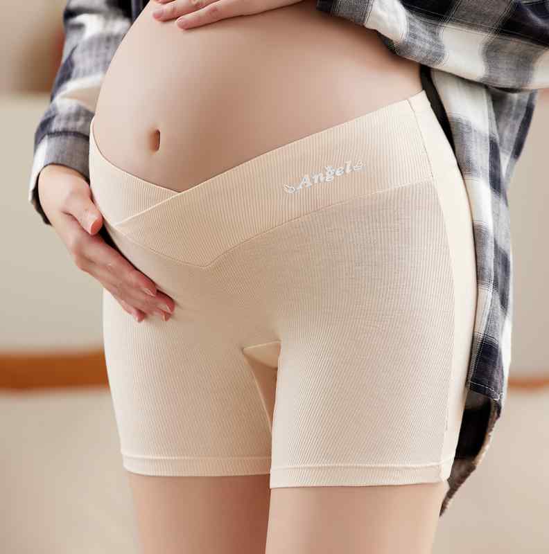 孕妇内裤平角莫代尔孕中晚期怀孕期专用孕早期纯棉裆低腰托腹秋冬