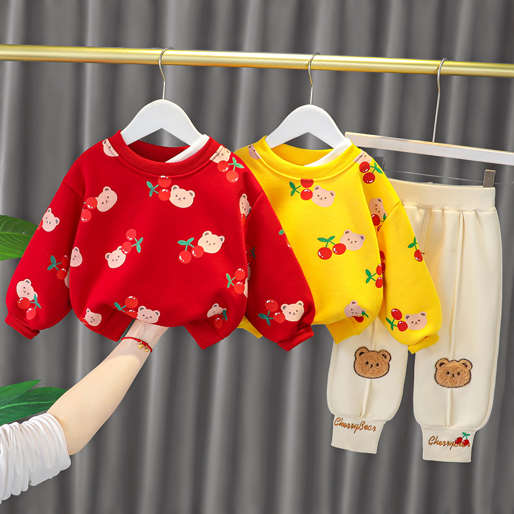 定制女宝宝冬装1周岁半一5七8八9五10十个月冬季婴儿衣服分体女孩