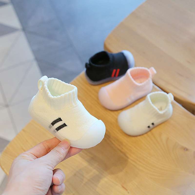 春秋季婴儿软童学步10-鞋一2岁男女底室内地板鞋新款宝宝鞋袜子鞋