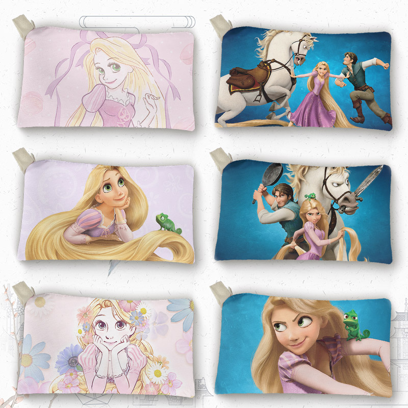 长发公主 Rapunzel 乐佩 莴苣姑娘 笔袋 学生文具袋铅笔盒化妆包