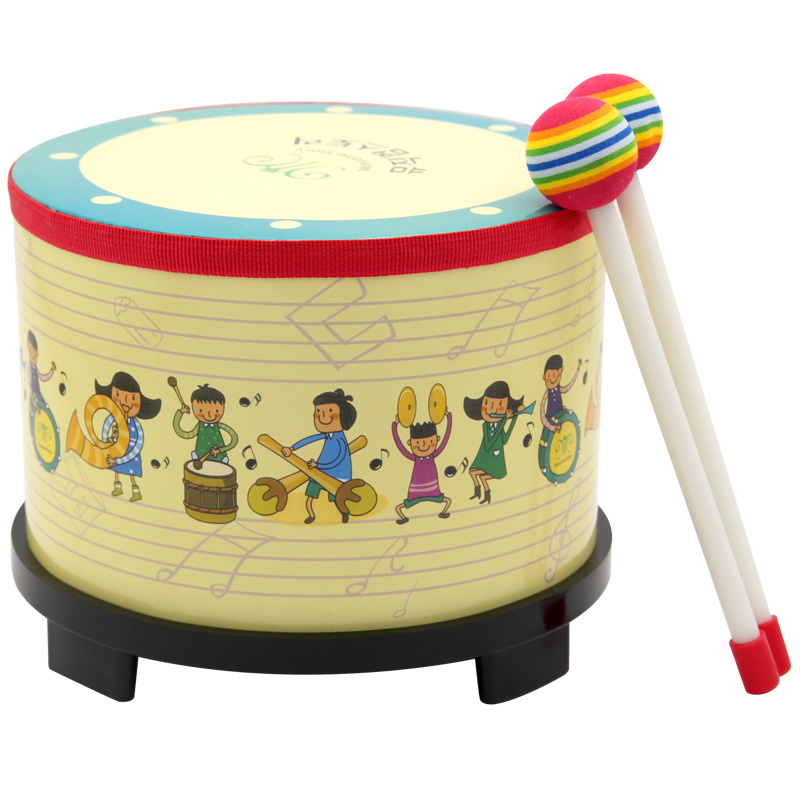 高档儿童玩具鼓打击乐器地鼓小鼓宝宝男女1一3岁早教幼儿园奥尔夫