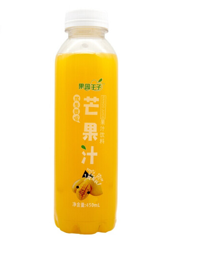 果园王子果汁饮料芒果汁450ml果汁饮料猕猴桃味百香果味儿童饮品