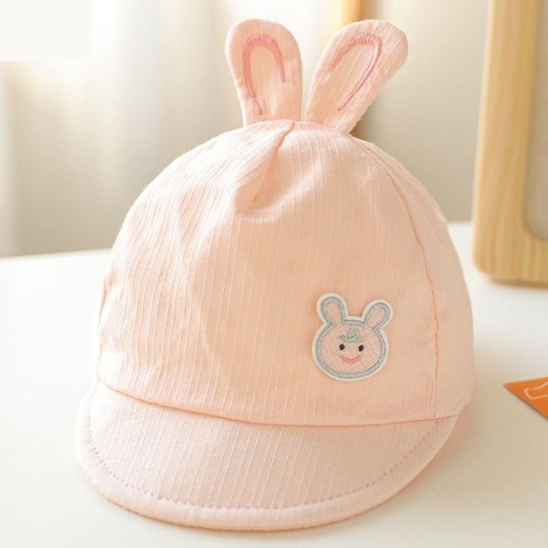 0一6月婴儿遮阳帽婴儿帽子超薄小月龄鸭舌帽宝宝男宝可爱防晒帽
