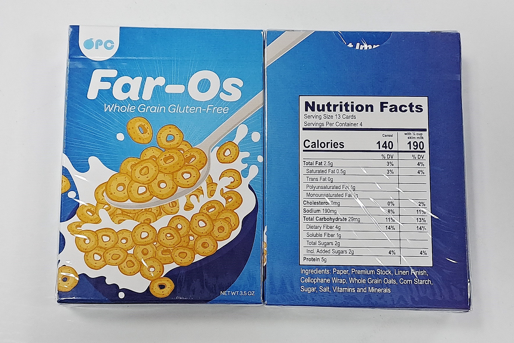 美國原裝進口 Far-Os 早餐 OPC出品 USPCC印制 花切收藏 撲克牌