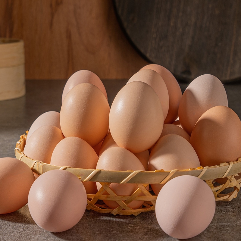 农家散养土鸡蛋林下笨鸡蛋新鲜柴鸡蛋月子鸡蛋五谷喂养早餐鸡蛋