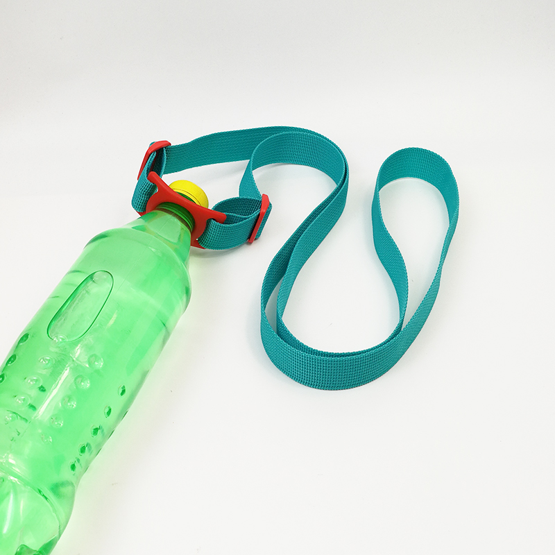 矿泉水瓶卡扣背带饮料瓶通用斜挎带子成人用可调节小口径水杯挂绳