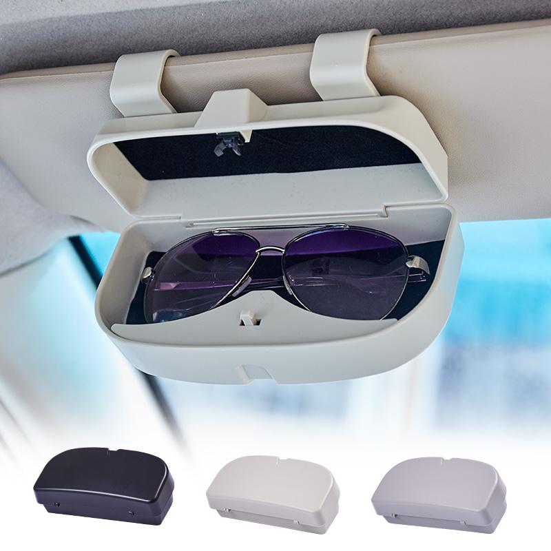 甜斯艳的美美屋全车通用车载眼镜盒自动磁吸无损安装户外太阳镜盒