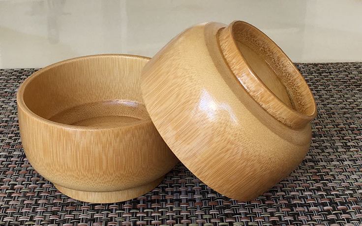 两件包邮竹制环保竹碗原生态竹碗竹子成人饭碗儿童宝宝辅食碗