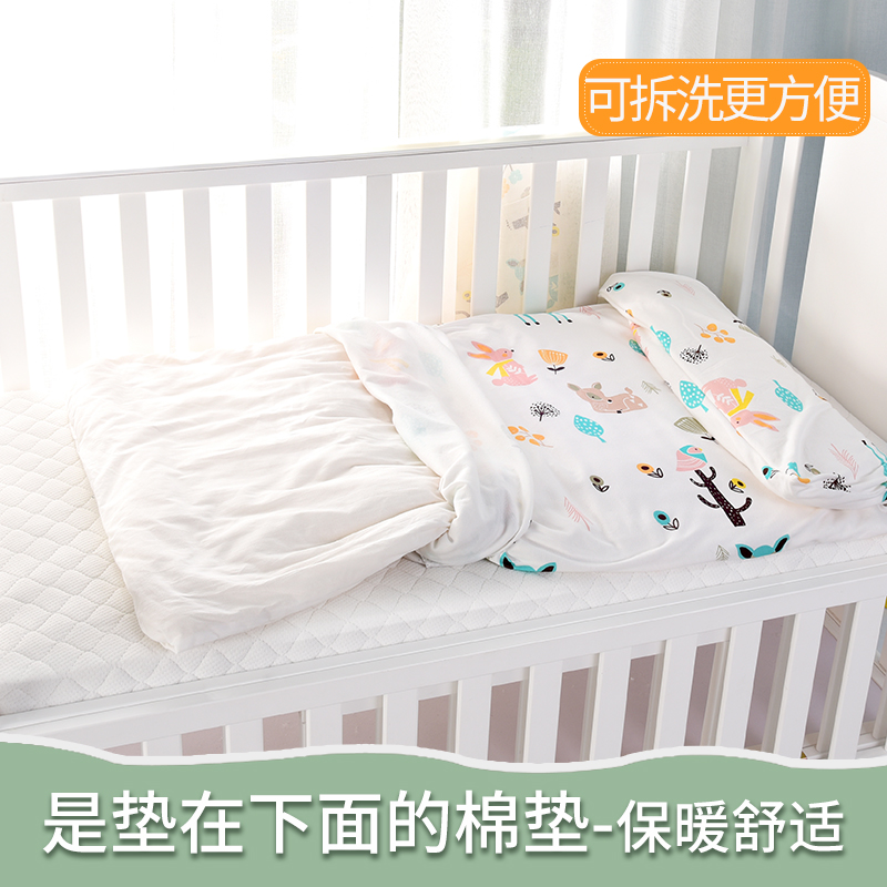 婴儿褥子床褥四季通用婴儿垫被棉A花宝宝幼儿园棉垫儿童床垫子铺