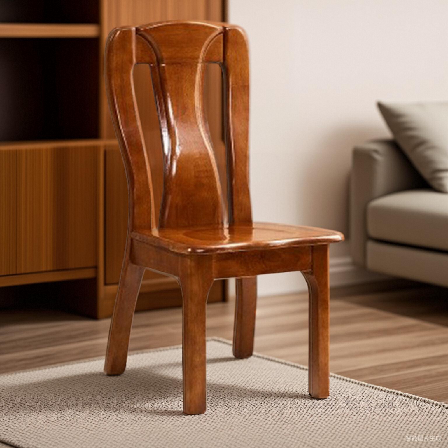 整装全实木椅子加厚家用靠背椅酒店饭店现代简约新中式椅子