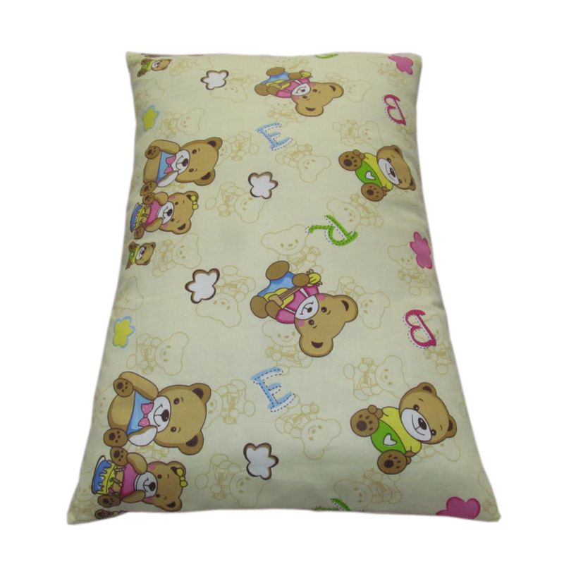 质优床品新款30 45幼儿园枕套水洗纤维棉枕芯长方形纯棉儿童枕头
