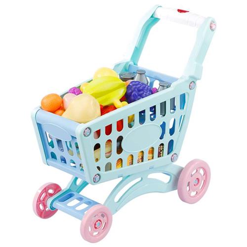 厂家正品儿童玩具女孩购物车玩具过家家小推车仿真超市购物车2-3-